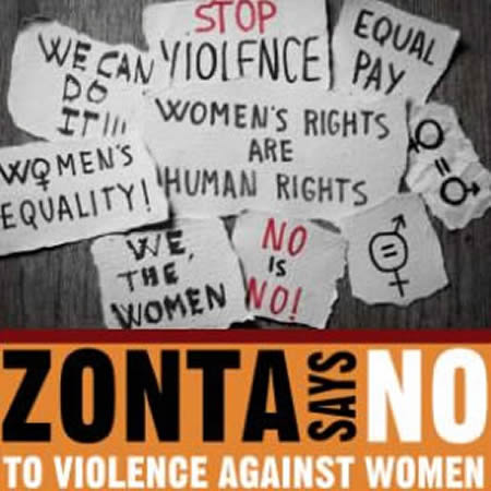 Zonta Says NO to Violence Against Women