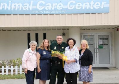 Sheriff Ivey at Animal Care Center