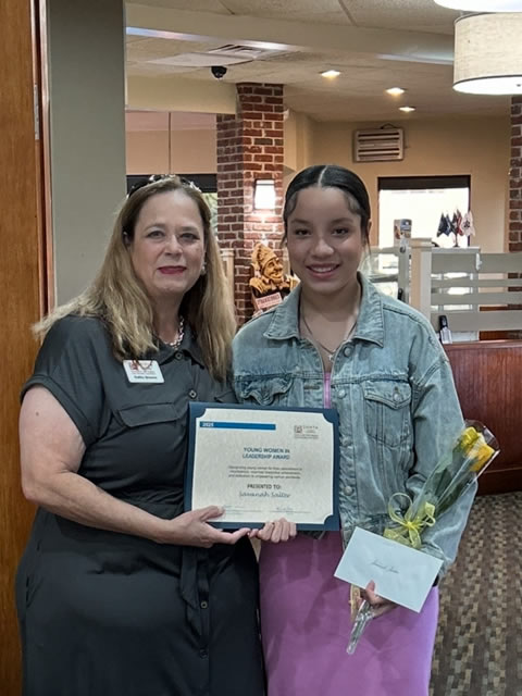 Savanah Salter - Young Women in Leadership Award Winner