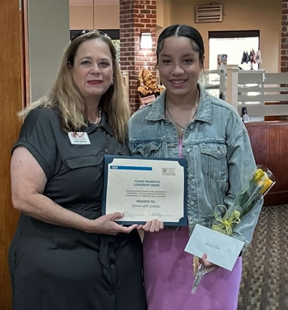 Savanah Salter - 2025 Young Women in Leadership Award Winner